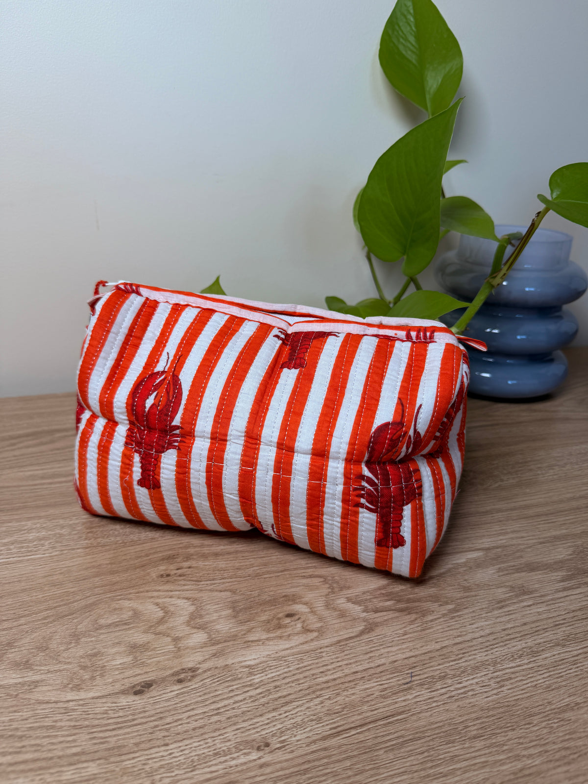 Small Handmade Cotton Makeup Bag