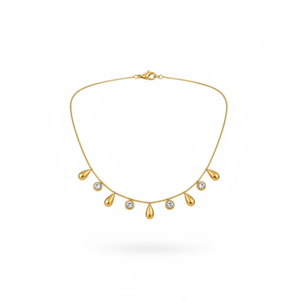Golden Dew Drop Necklace ✨