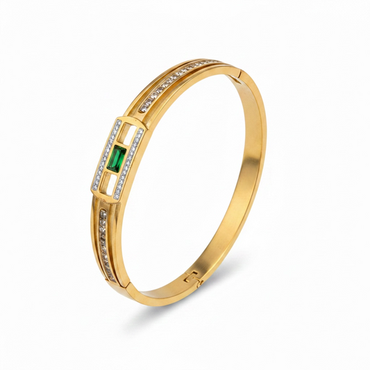 Emerald Radiance Bangle