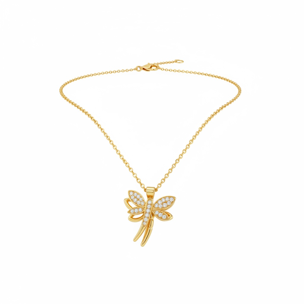 Celestial Butterfly Tassel Necklace – Gold Luxe Charm