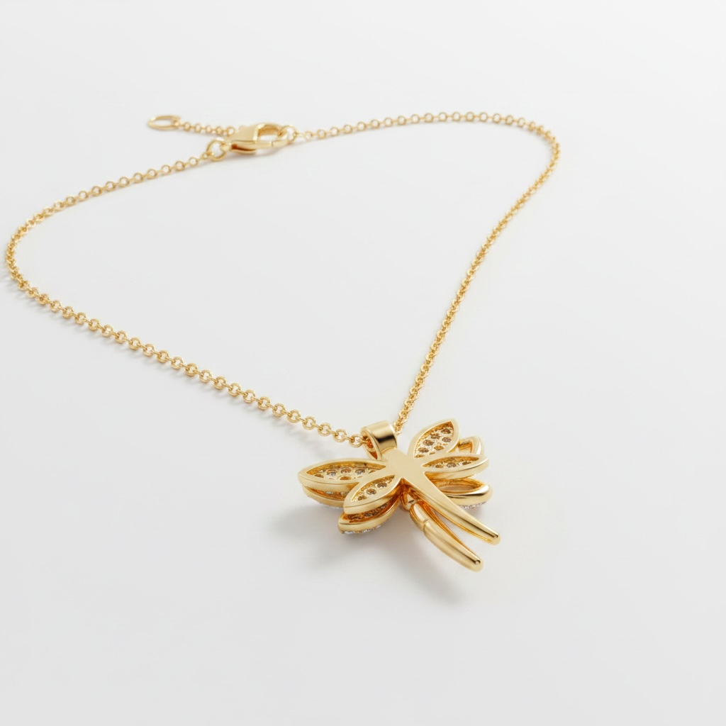 Celestial Butterfly Tassel Necklace – Gold Luxe Charm