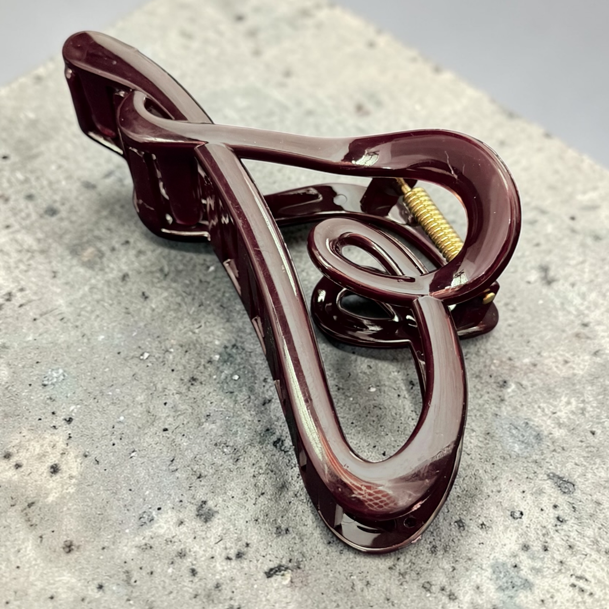 Ginni Mocha Luxe Hair Claw  | Elegant Hair Accessories Australia