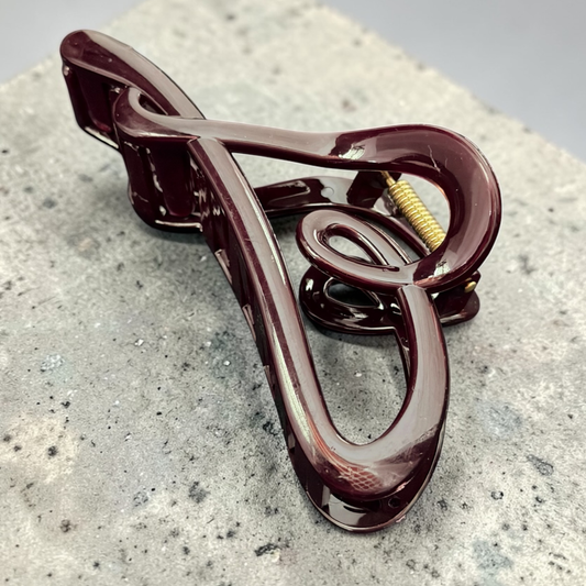 Ginni Mocha Luxe Hair Claw  | Elegant Hair Accessories Australia